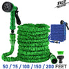 Expandable Garden Hose Pipe Expanding Water Spray Gun 50FT-200FT Magic Hose Pipe