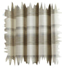 Balmoral Check Natural Eyelet Ring Top Curtains