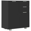 New Sideboard Cabinet Cupboard Unit Storage Furniture With 2 Drawers & 2/3 Doors