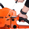 Powerful Chainsaw Electric 2200W 20"Bar Chain Heavy Duty Cordless 58cc Garden UK