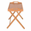 Durable Bamboo Folding Wood Tray Dinner Table Coffee Serving Snack Tea Stand
