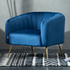 Upholstered Oyster Armchair Scallop Tub Chair Cocktail Wing Back Lotus Seat Sofa