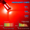 Pair 1157 P21/5W 380 BAY15D CAR STOP TAIL BRAKE LED BULBS LIGHT LAMP 33 SMD 12V