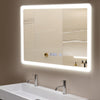Digital LED Bathroom Mirror Demister Touch IP44 Make Up Mirror w/Anti-Fog 80*60