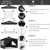 Gazebo 3x3m Pop Up Marquee Party Tent Awning Outdoor Patio Market Wedding Canopy