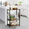 Industrial Sofa End Table Small Console Unit Vintage Side Rustic Kitchen Table