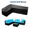 Waterproof Rattan Corner Furniture Cover Garden Outdoor Sofa Protect L Shape UK!