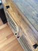 Industrial Side Cabinet Vintage Storage Sideboard 2 Doors Rustic Cupboard Drawer