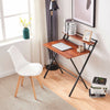 Folding Computer Desk Shelf PC Laptop Desk Home Office Study Table Workstation
