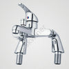 Modern Bathroom Chrome Sink Bath Filler Tap Shower Mixer Taps with Handset Hose