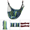 Portable Hanging Hammock Chair Swing Seat w/ Pillow Rope Garden Yard In/Outdoor