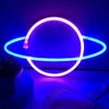 LED Neon Sign Lamp Universe Panel Wall Light Home Party Room Bar Decoration UK