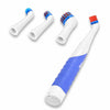 Super Scrubber Cleaning Electric Brush Help House Kitchen Bathroom 4 Heads UK