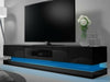 Modern 180cm TV Unit Cabinet TV Stand - Matt Body & High Gloss Doors LED Light