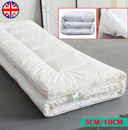 5/10cm Night Comfort Luxury Anti-Allergy Soft Touch Extra Thick Mattress Topper