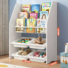 Kids Bookcase Wooden Display Rack Organizer 3-tier Book Shelf Storage Unit Rack