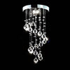 Chrome Crystal LED Ceiling Light Fitting Pendant Chandeliers Living Room