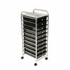 NEW! 10 Drawer Storage Mobile Makeup Salon Trolley Portable Storage Organiser