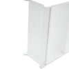White Floating Wall Mount Bathroom Storage Rack Display Shelf Shower Caddy Unit