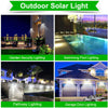1x 100LED Solar Power PIR Motion Sensor Wall Lights Outdoor Garden Security Lamp