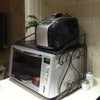 2Tier Brown Iron Microwave oven Rack Stand Storage Holder Kitchen Corner Shelf