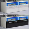 Modern 100cm TV Unit Stand Cabinet High Gloss Doors & Matt Body With Led Lights