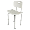 Adjustable Height Elderly Bath Tub Shower Chair Bench Stool Seat Safety Aid