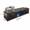 Black Modern TV Unit Cabinet Stand High Gloss Doors 160cm with LED Lights Drawer
