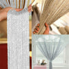 Glitter String Door Curtain Fly Screen Panel Doorways Divider Decorative 1M x 2M