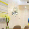 1Pc Modern Chrome Silver Crystal LED Wall Light bed Sconce With rope Switch