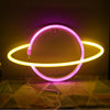 LED Neon Sign Lamp Universe Panel Wall Light Home Party Room Bar Decoration