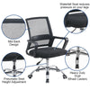 Adjustable Black Mesh Office Chair Computer Desk Chair Gas Lift Swivel Ergonomic