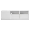 Modern White Living Room Furniture Set Cupboard TV Unit Cabinet 6 Cube Wall Unit