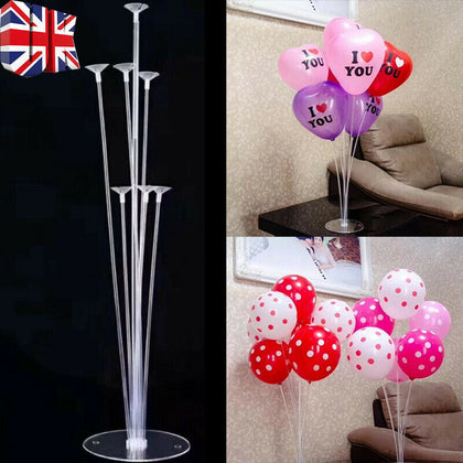 1/3X 7 In 1 Plastic Balloon Accessory Base Table Aupport Holder Cup Stick Stand