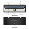118 LED Solar Lamp Outdoor Garden Yard Waterproof PIR Motion Sensor Wall Light