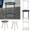 Modern S/Large Round Glass Coffee Table Sofa Side Table Corner End Table Chromed