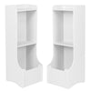 Kids Novelty Animal Bookcase Storage Unit Toy Box Cabinet Shelving Unit White