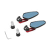 Pair of 7/8" 22mm Motorcycle Motorbike Alloy Bar End Side Rearview Mirrors
