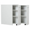 Wooden Storage Cupboard Bookcase 2 Drawers Shelving Rack Books CDs Organizer