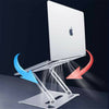 Aluminum Laptop Stand Multi-Angle Computer Riser Elevator Ergonomic & Heat-Vent