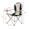 Outdoor Folding Camping Chair Heavy Duty Padded Steel Festival Directors Fishing
