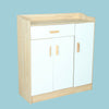 Kitchen Storage Cabinet Cupboard Organiser 3 Door 1 Drawer Sideboard Cupboard