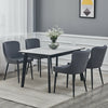 2X Velvet Dining Chairs Diamond Seat Padded Kitchen Dining room Chairs CLIPOP