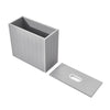 White, Grey Crisp Small Toilet Cleaning Product Storage Tidy Box Unit Bathroom