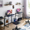 Folding Computer Desk Solid Black Modern Design Home Office Workstation 31.5"