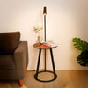 Modern Living Bedroom Side End Coffee Table 115cm Tall Floor Lamp Warm Lighting