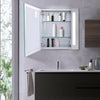Led Illuminated Bathroom Mirror Cabinet With Shaver Socket Demister Touch Sensor
