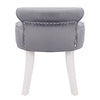 Scrollback Velvet Button Dressing Table Chair Vanity Stool Piano Stools Bedroom