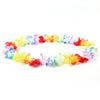 24 Pcs Lei Flower Garlands Necklace Hawaiian Tropical Beach Party Fancy Dress