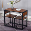 Small Table And 2 Chairs Breakfast Bar Kitchen Dining Room Modern Furniture Se